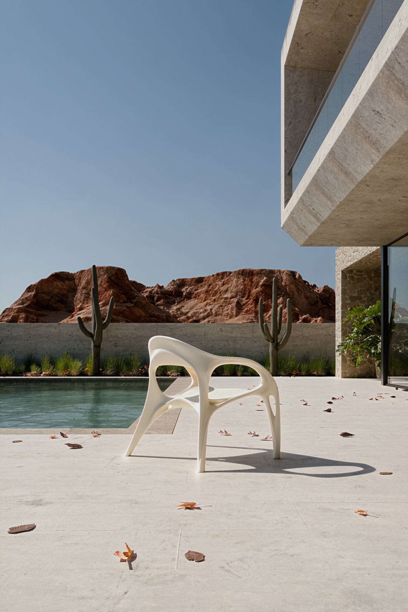Ilium, Beside a pool, Arizona